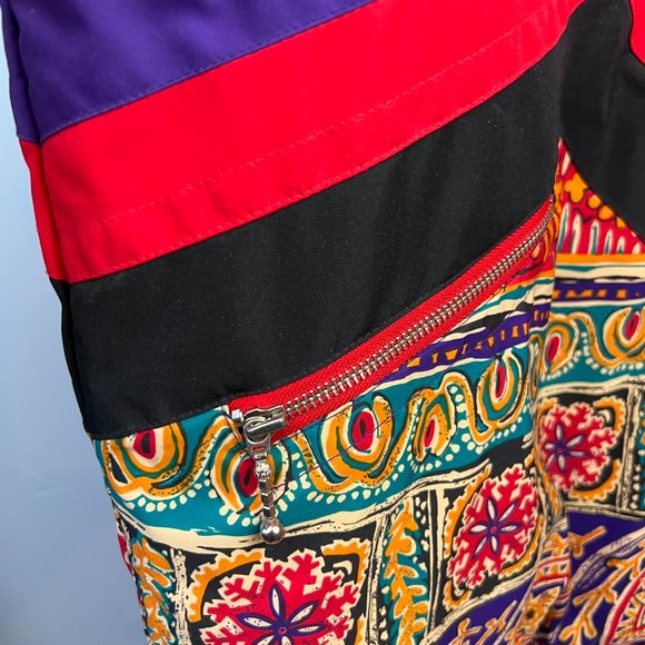 Vintage Y2K 80s/90s Fera Skiwear Red Pullover Jacket Size 12 - Picture 8 of 9